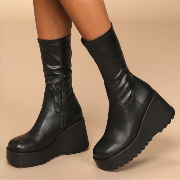 Steve Madden Shoes - NEW Steve Madden Women Proceed Platform Boots Size 8.5 M